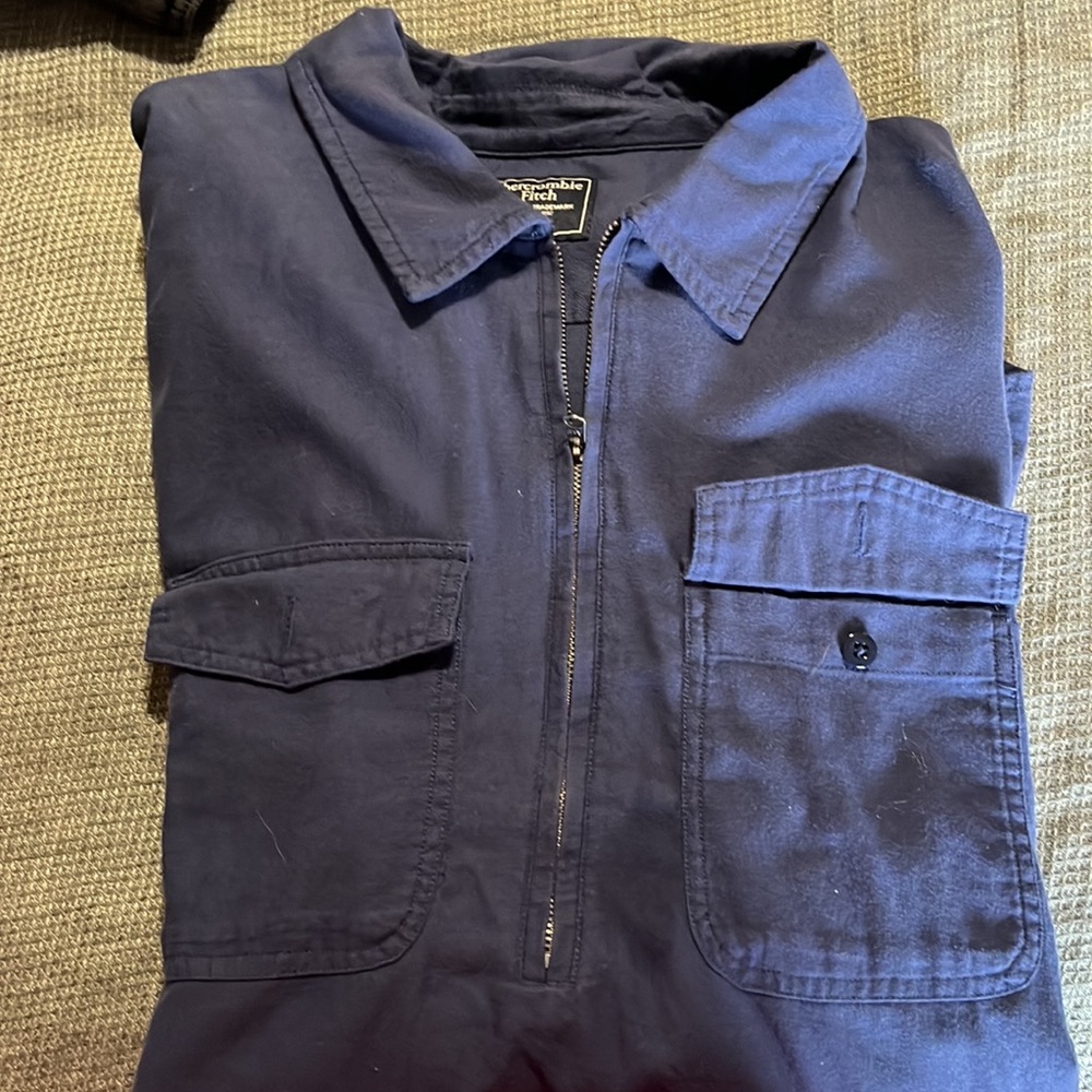 Abercrombie and Fitch Men’s Thin 1/4 Zip